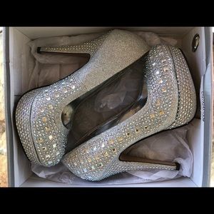 Sparkly heels
